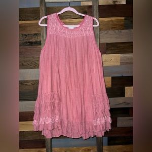 Ruffle Top/Dress Size 1x